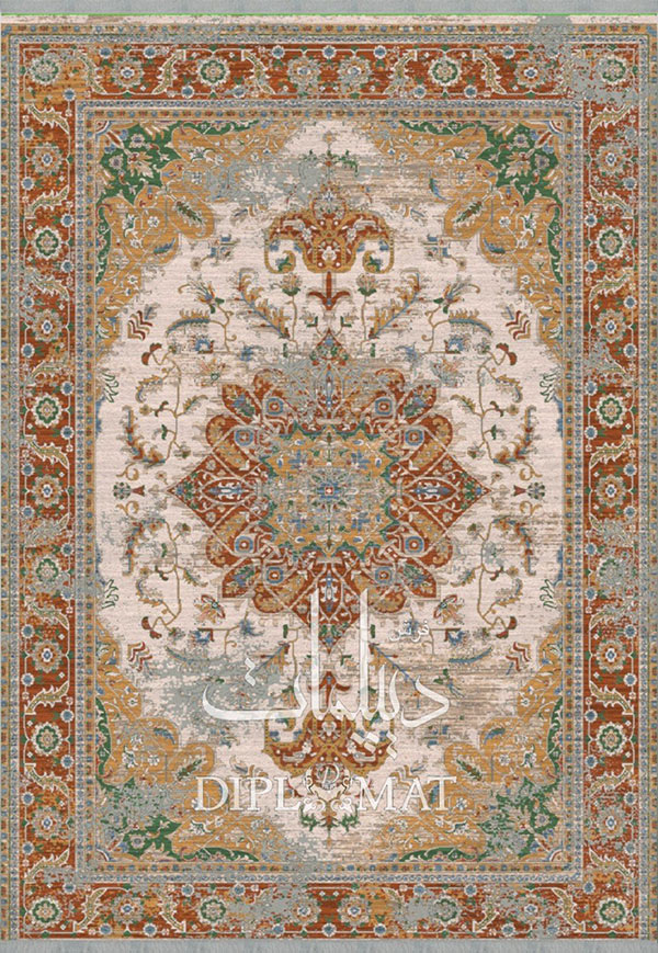 فرش دستباف گونه آنتیک - کد AN60206